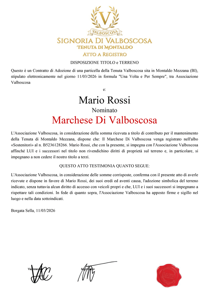 Conte di Valboscosa - immagine 3